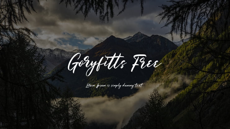 Goryfitts Free Font