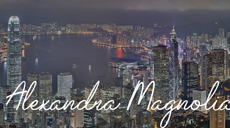 Alexandra Magnolia Font