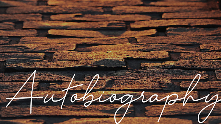 Autobiography Font