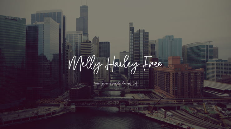Melly Hailey Free Font