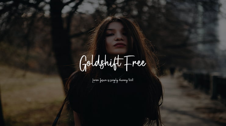 Goldshift Free Font