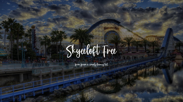 Skyeeloft Free Font