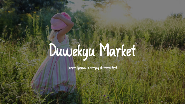Duwekyu Market Font