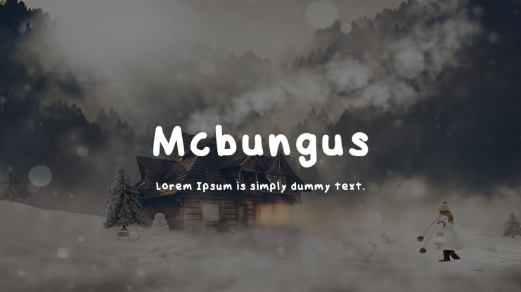 Mcbungus Font