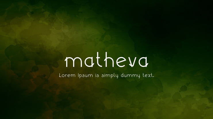matheva Font