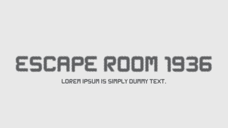 Escape Room 1936 Font