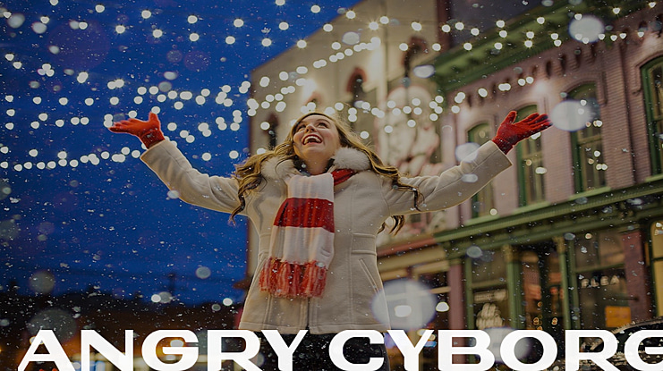 Angry Cyborg Font Family