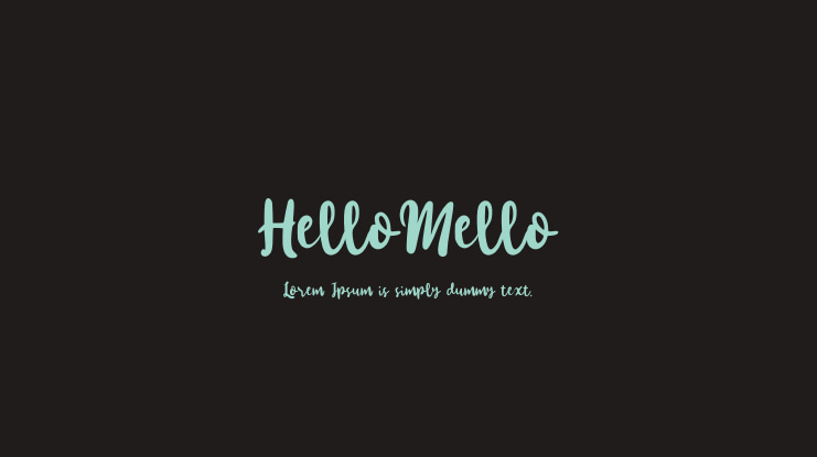 HelloMello Font