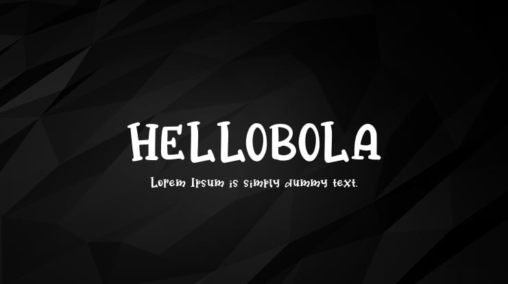 HELLOBOLA Font