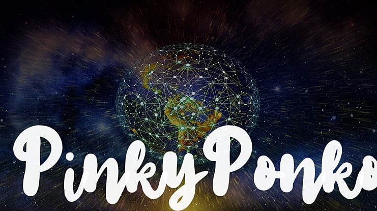 PinkyPonko Font
