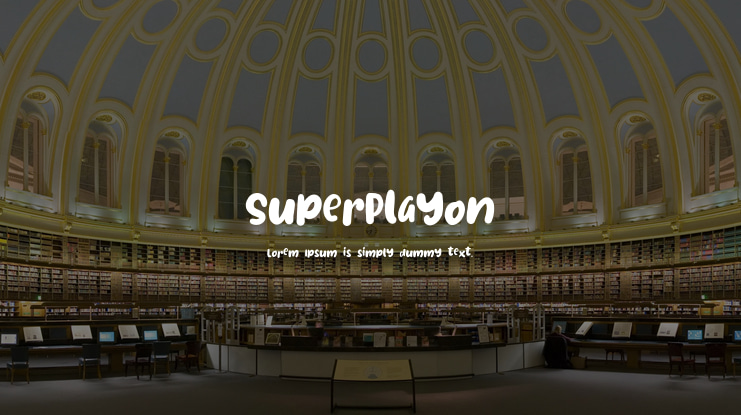 SuperPlayon Font