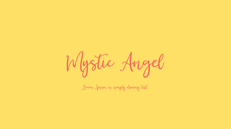 Mystic Angel Font