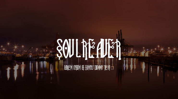 Soul Reaver Font