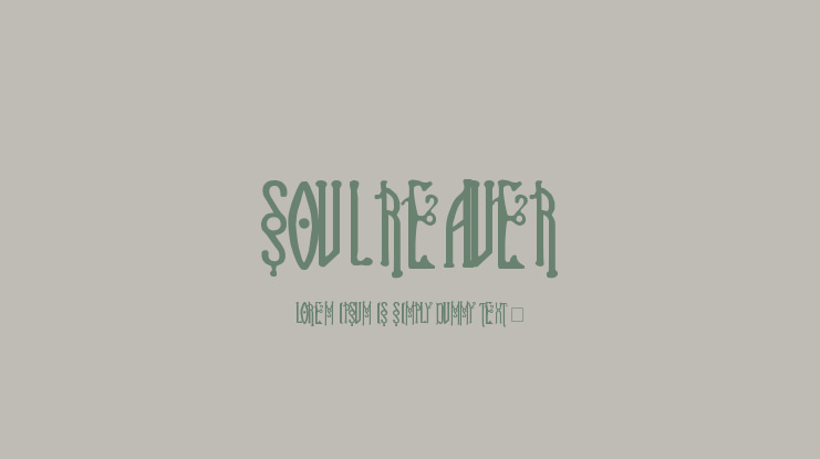 Soul Reaver Font