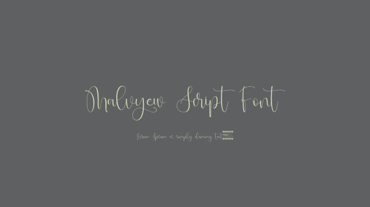 Malvyew Script Font