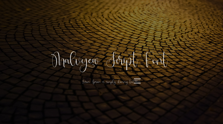 Malvyew Script Font