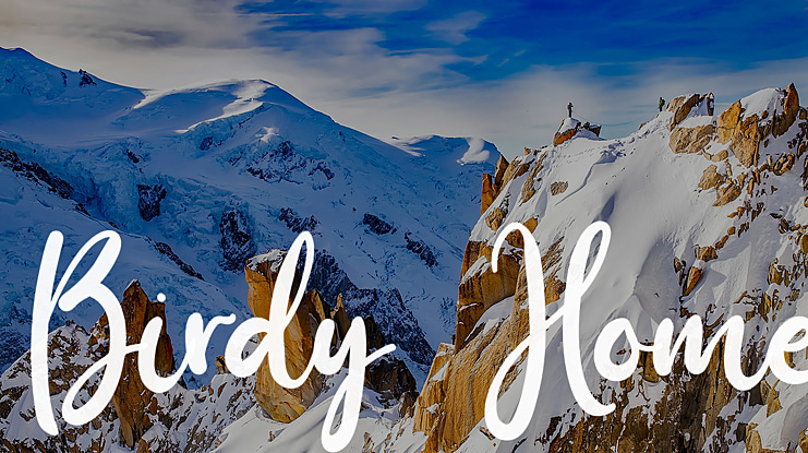 Birdy Home Font