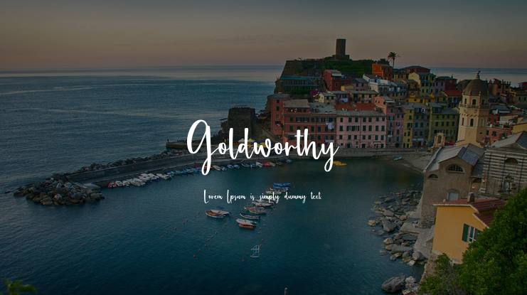 Goldworthy Font