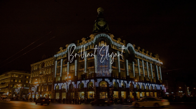 Brilliant Elegant Font