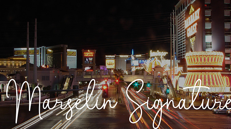 Marselin Signature Font