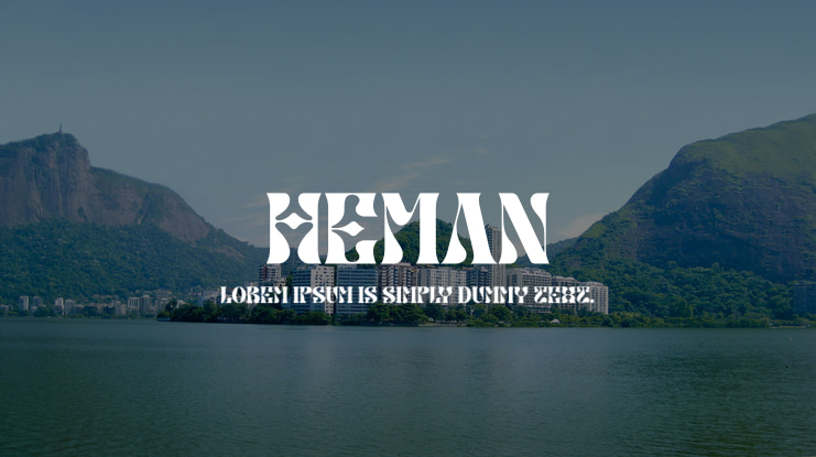 HEMAN Font