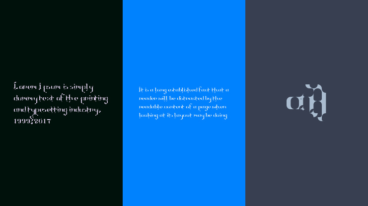 The Terriffic Kerganogggg... Font