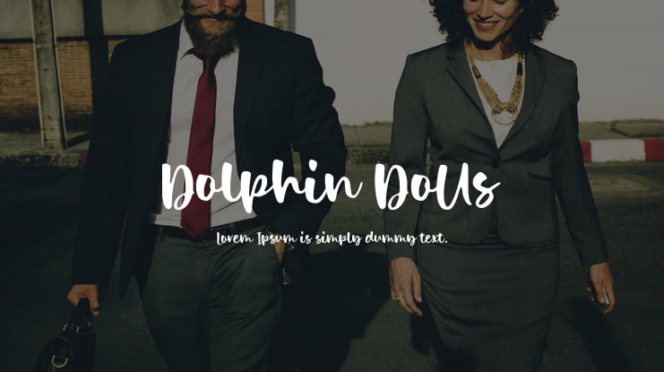Dolphin Dolls Font