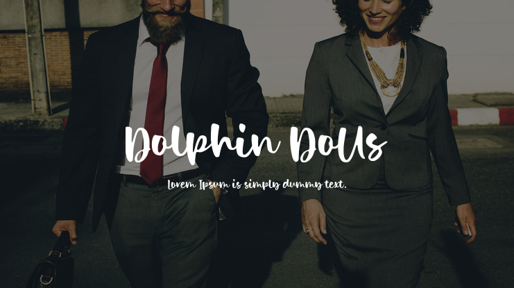 Dolphin Dolls Font