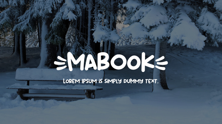Mabook Font