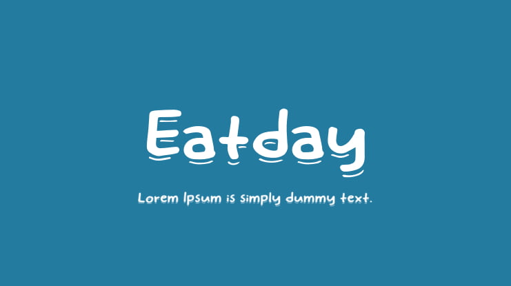 Eatday Font