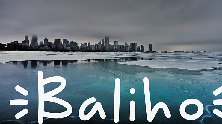 Baliho Font