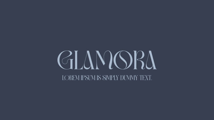 GLAMORA Font
