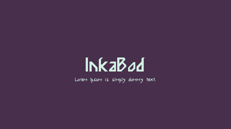 InkaBod Font