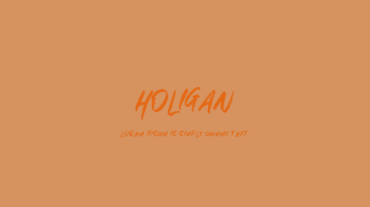 HOLIGAN Font