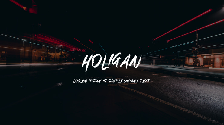 HOLIGAN Font