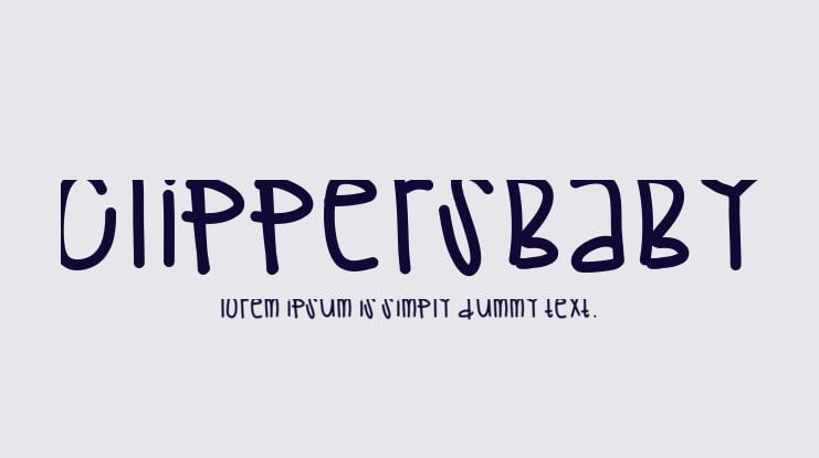 ClippersBaby Font