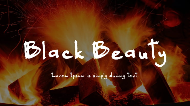 Black Beauty Font