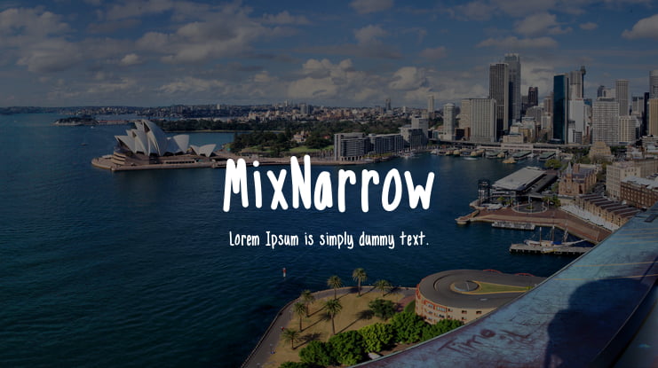 MixNarrow Font