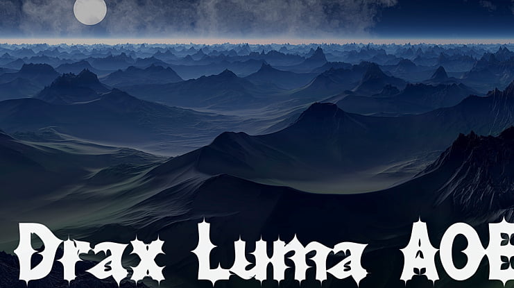 Drax Luma Font