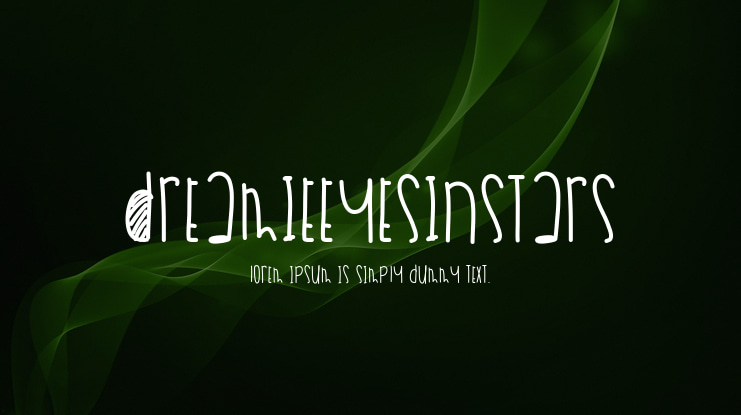 DreamieEyesInStars Font
