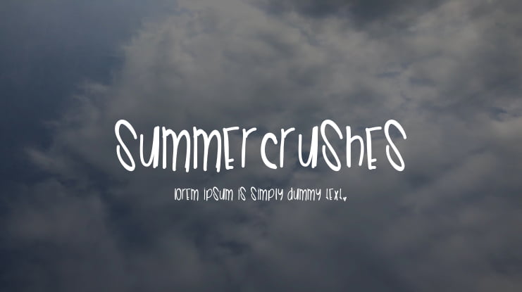 SummerCrushes Font