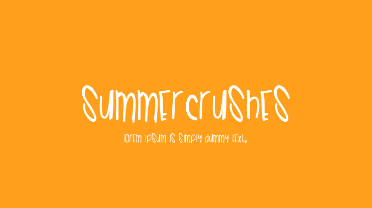 SummerCrushes Font