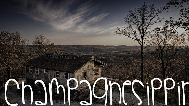 ChampagneSippin Font