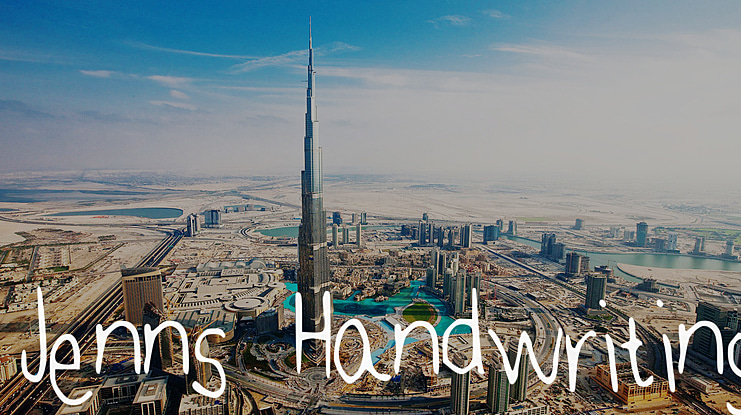 Jenns Handwriting Font