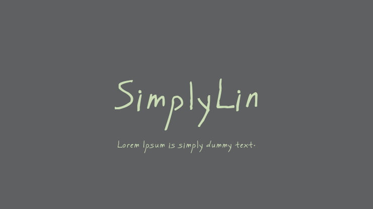 SimplyLin Font