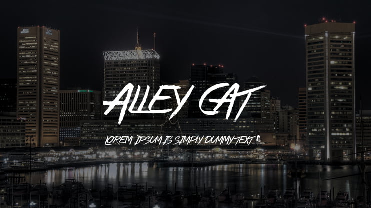 Alley Cat Font