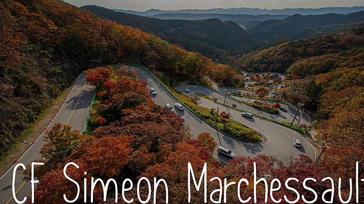 CF Simeon Marchessault Font