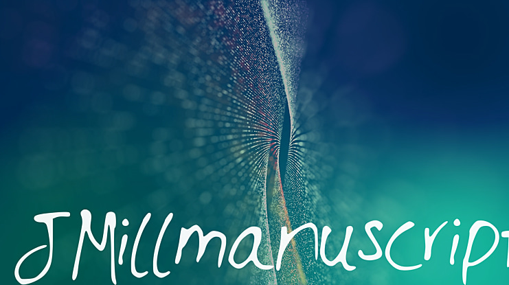 JMillmanuscript Font