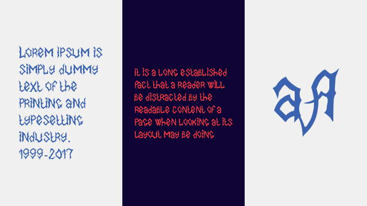 MB BlackBook Type Font