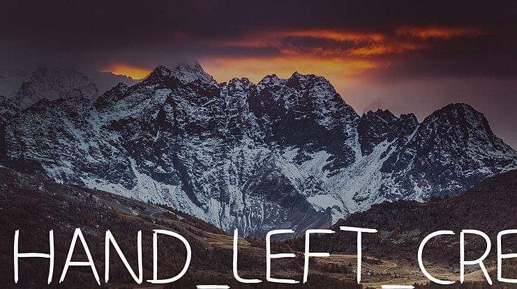 HAND_LEFT_CRE Font